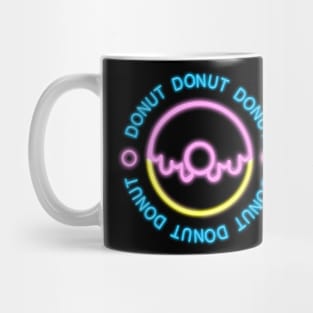 Donut Neon Mug